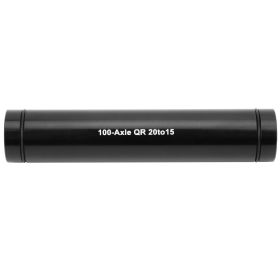 20mm to 15mm Mountain Bike Front Hubs Tube Shaft Axle Aluminium Alloy Bicycle Accessories 100mm (Option: 100)
