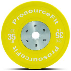 Color Training Bumper Plate (Option: 35 lb  Yellow)