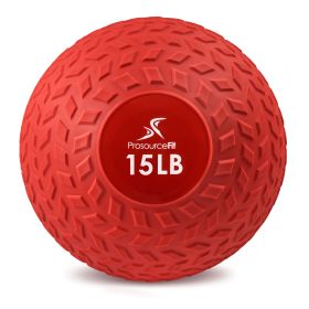 Tread Slam Ball (Option: 15 lb  Red)