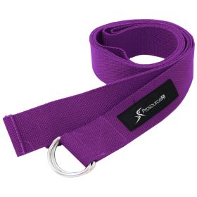 Metal D (Option: Ring Yoga Strap  Purple)