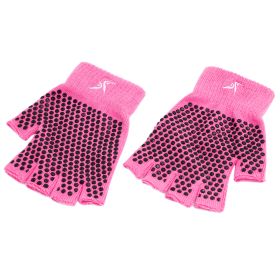 Grippy Yoga Gloves (Option: Pink)