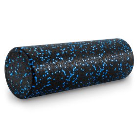 High Density Speckled Foam Roller (Option: 18x6in  Black/Blue)