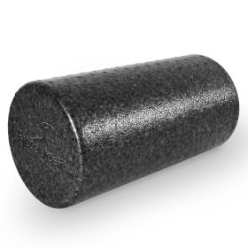 High Density Foam Roller (Option: 12x6 in  Black)