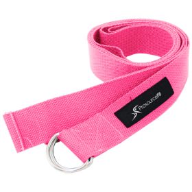 Metal D (Option: Ring Yoga Strap  Pink)