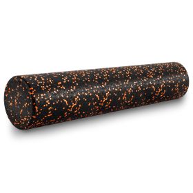 High Density Speckled Foam Roller (Option: 36x6in  Black/Orange)