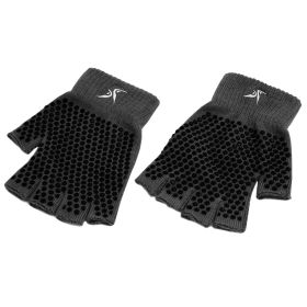 Grippy Yoga Gloves (Option: Black)