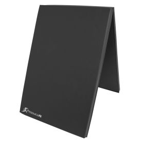 Bi (Option: Fold Folding Exercise Mat 6ft x 2ft  Black)