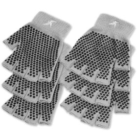 Grippy Yoga Gloves (Option: Grey  3PK)